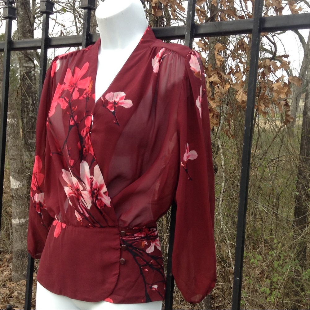 Eva Mendez flowering blouse